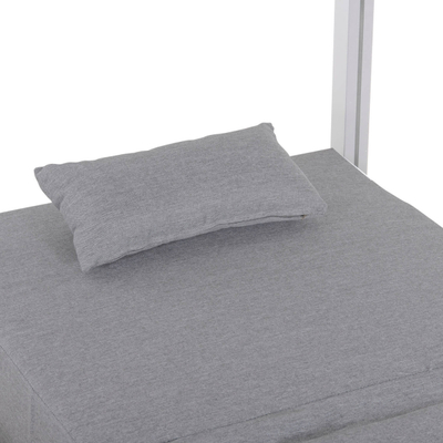 Shezllon i dyfishtë Gallant 2x2x2m (HM6097.01), gri