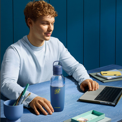 Shishe termike SodaStream Easy Mix Fizz&Go, 0.71L, e kaltër e errët