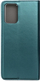 Futrollë libri për Motorola Moto G06, me magnet, me xhep për karta, jeshile e errët