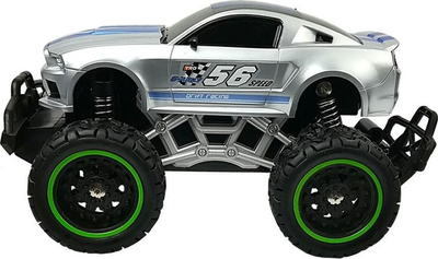 Makina me pult Lean Sport R/C Car High Wheels, shkalla 1:24, 2.4GHz, argjendtë