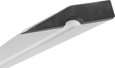 Shufër rrafshuese Neo, 250 cm, formë trapezoidale, gri