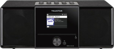 Radio smart Telestar DIRA S 32i CD, DAB+ FM internet, Bluetooth USB, e zezë