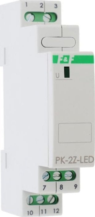 Електромагнетско реле Ф и Ф PK-2Z-LED-24, ЛЕД-показувач, 24V