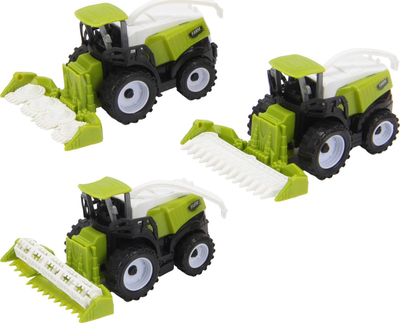 Lodër kombajnë Swede Combine Harvester MIX, makinë fshati, shumëngjyrëshe