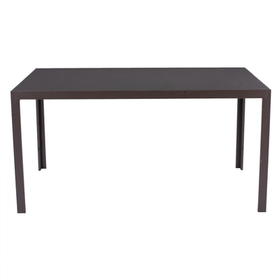 Tavolinë metalike + xham 150×90×75 cm,"HM5767.02", kaftë