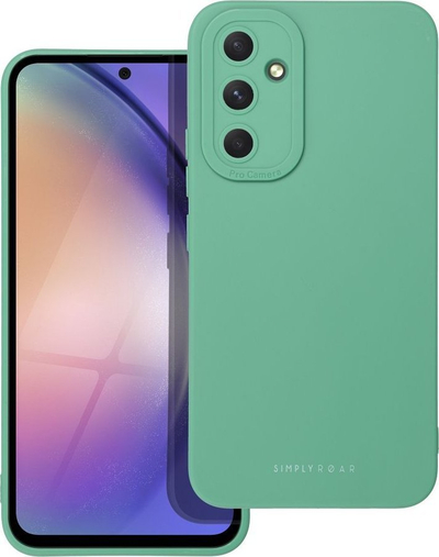 Këllëf telefoni Roar Luna për Samsung Galaxy A54 5G, TPU, jeshil pastel