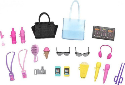 Set aksesorësh për gocën Barbie Mattel Big City Big Dreams (GYJ25)