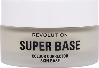 Primer fytyre Makeup Revolution Superbase, korrektues ngjyrash, jeshil