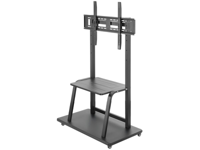 Qëndrim me rrota për TV Art, 37-100", mban deri 150 kg, i zi