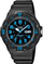 Orë dore Casio MRW-200H-2B, sportive, quartz, e zezë me blu
