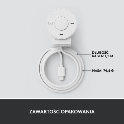 Ueb-kamerë Logitech Brio 300 (960-001442), e bardhë