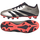 Këpucë futbolli Adidas Predator Club FxG IF6341, taban FxG, për burra, ngjyrë argjendi