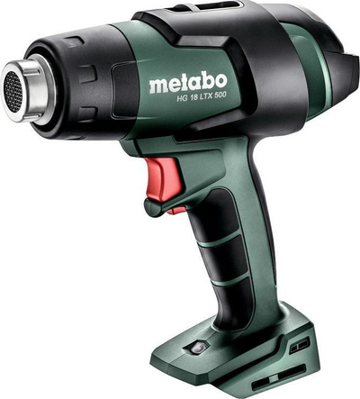 Pistoletë ajri të nxehtë Metabo HG 18 LTX 500, pa bateri, në valixhe Metaloc