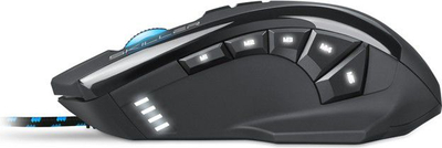 Maush gaming Sharkoon Skiller SGM1, me kabllo, RGB, i zi