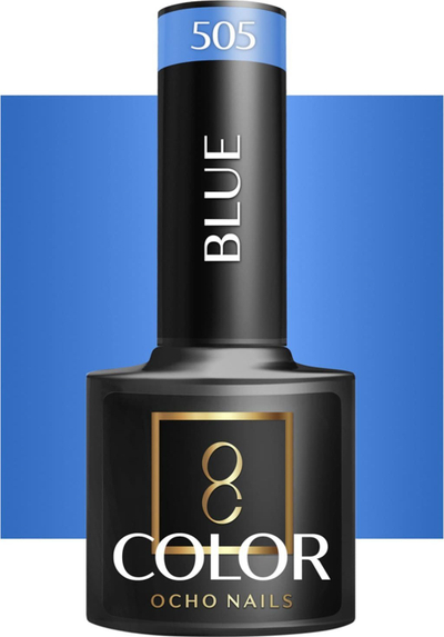 Llak hibrid për thonj OCHO Nails 505, 5 g, blu i errët
