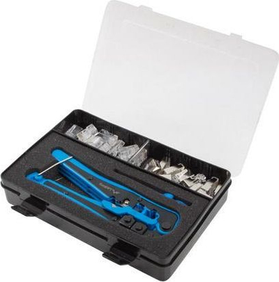 Lanberg NT-0303 Комплет за мрежни алатки со алатка за стегање и RJ45 конектори
