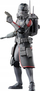 Фигура акциона Star Wars The Black Series Echo The Bad Batch, 15 cm, колекционерска со додатоци, сива и црна