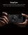 Power bank Veger SnapCam, 5000mAh, 5W, MagSafe, me telekomandë me Bluetooth, i zi