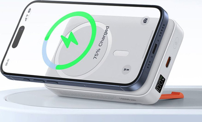 Power bank magnetik Mcdodo Fast Magnetic, 10000mAh, 20W MagSafe, i bardhë