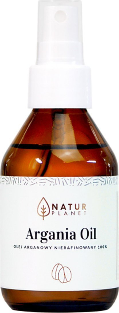 Vaj argani NaturPlanet Argania, 100 ml, për fytyrë, trup dhe flokë, natyral