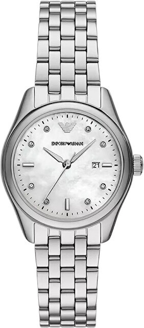 Orë dore për femra Emporio Armani AR11614, e argjendtë