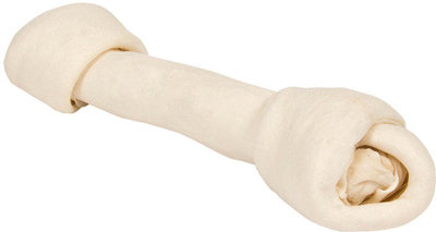 Kockë përtypëse për qen Duvo Clean Bones, lëkurë lopë, 320g, e bardhë