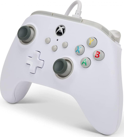 PowerA Жичен Контролер за Xbox Series X|S, White