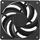 Ventilator kasë Cooler Master Mobius 120 Black Edition, 120mm, i zi