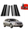 Set folie mbrojtëse karboni për shtylla B C Volvo V60, 2011-2018, 10 copë, e zezë