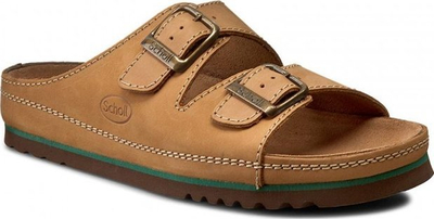 Sandale uniseks Scholl Air Bag Nubuck Flip, Bioprint, lëkurë natyrale, nr 45