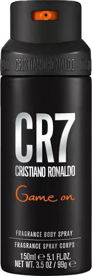 Deodorant spray Cristiano Ronaldo CR7 Game On, 150ml, për meshkuj, i zi