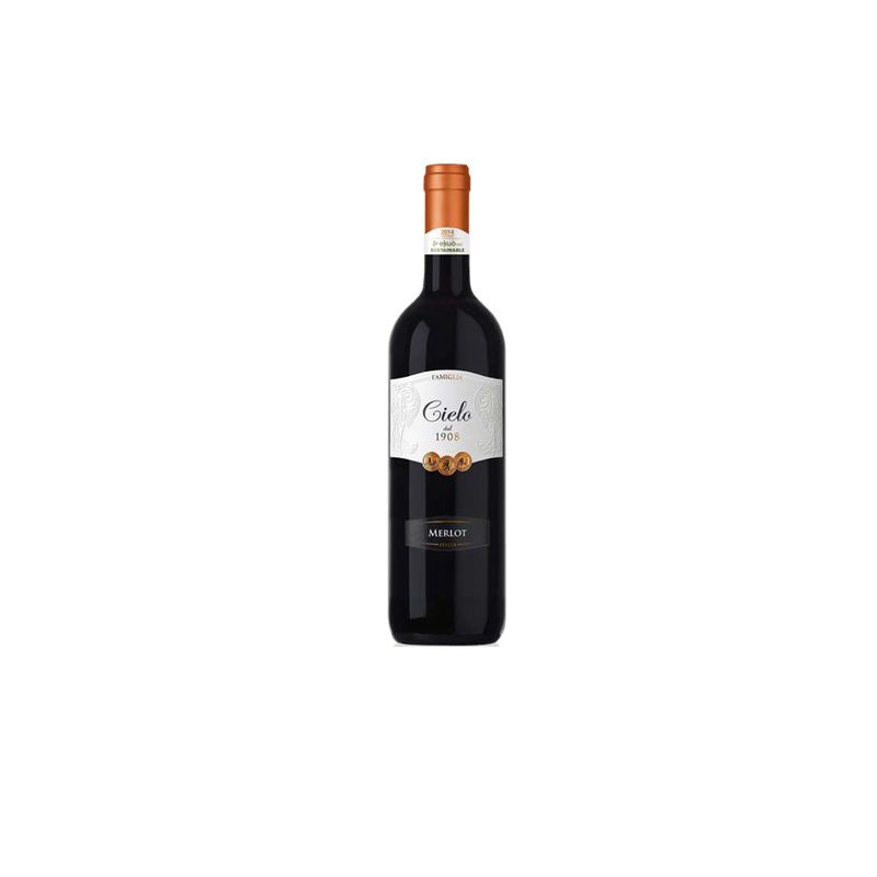 Verë e kuqe Cielo e Terra Merlot Rosso 2016, 0.75L