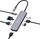 Hub USB C Verbatim CMH 08, 8 porta, HDMI 8K, gri