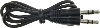 Kabllo audio Lamax, jack 3.5mm në jack 3.5mm, 0.5m, e zezë