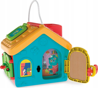 Lodër edukative Clementoni Montessori House, shtëpi aktiviteti, shumëfunksionale, shumëngjyrëshe
