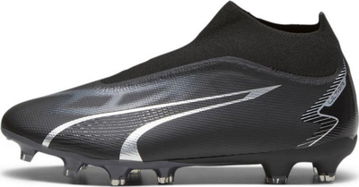 Këpucë futbolli Puma Ultra Match+ LL FG AG, për burra, pa lidhëse, të zeza