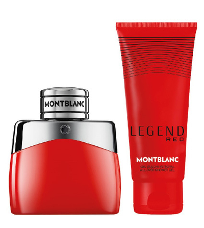 Set Montblanc Legend Red, Eau de Parfum 50 ml + xhel dushi 100 ml