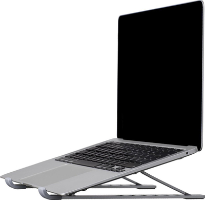 Qëndrim laptopi Silver Monkey Blanc, ergonomik, i palosshëm, ngjyrë argjendi