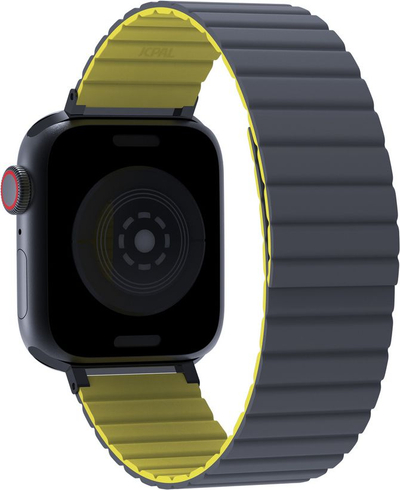 Rrip magnetik për Apple Watch Tech-Protect JCP6286 Flex Form, silikon, gri me të verdhë