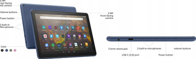 Tablet Amazon Fire HD 10 11th Gen, 10.1", 32GB, i zi
