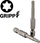 Set bitash kaçavide Gripp Specialist Torx T20, 50mm, 3 copë, metalik