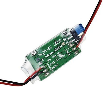 Aksesor për makina me telekomandë Hobbywing Rregullator 3A UBEC L313, i hirtë