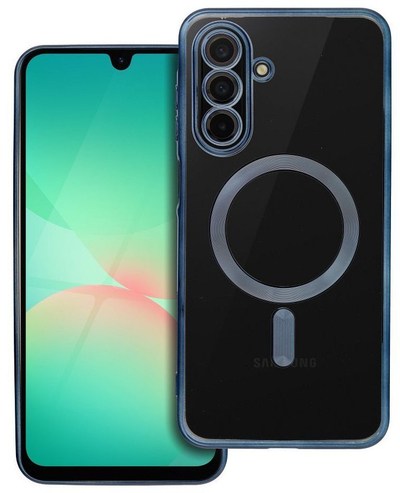 Këllëf telefoni OEM Electro Mag Cover për Samsung Galaxy A26, kompatibil me MagSafe, Titanium Blue