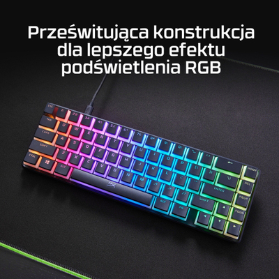 Kapakë tastiere HyperX Black Pudding, set PBT, për tastiera mekanike, ngjyrë e zezë