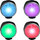 Lampë sigurie WIR UMO21003, RGB, e zezë