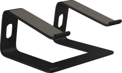 Qëndrim laptopi Crong prej alumini, ergonomik, i zi