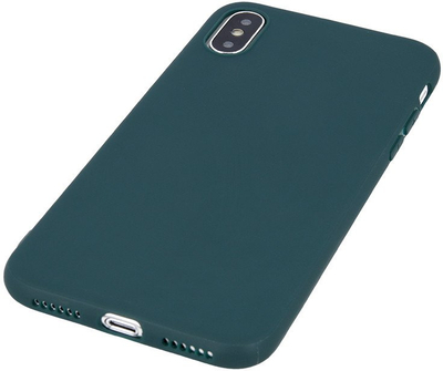 Kapak matt TPU për telefon Motorola Moto G86, i butë, që s’gërvishtet kollaj, jeshile pylli