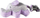 Lodër pelushi për qen Duvoplus Plush Elephant Retro, me fishkëllimë, gri