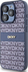 Mbulesë telefoni DKNY DKHCP15LPRTHSLB, për iPhone 15 Pro 6.1", lëkurë, blu