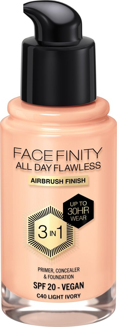 Fondatinë Max Factor Facefinity All Day Flawless 3 in 1, SPF 20, Light Ivory